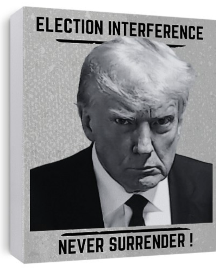 "Never Surrender: Donald Trump" Patriotic Artwork